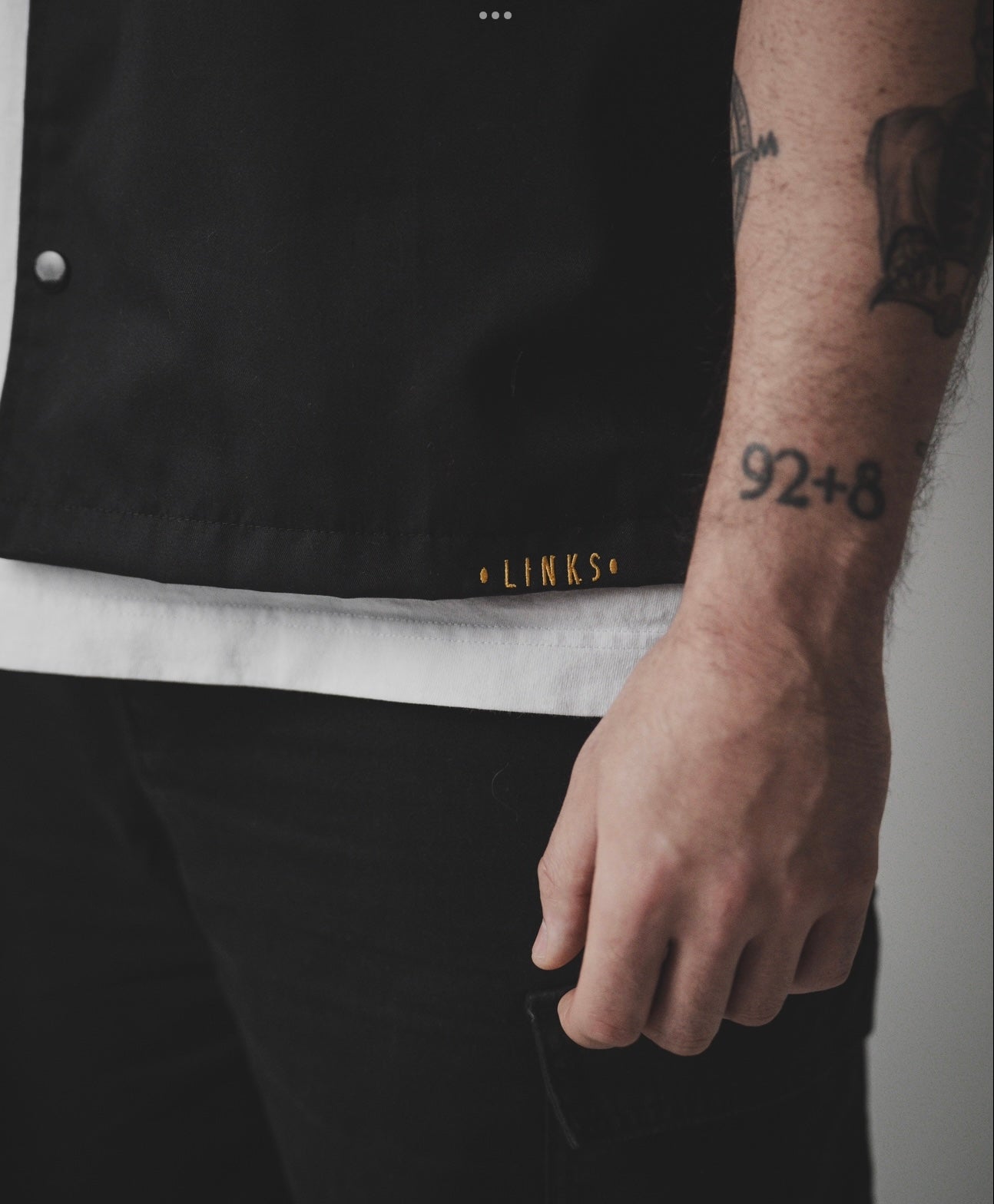 Boxy Overshirt- Black