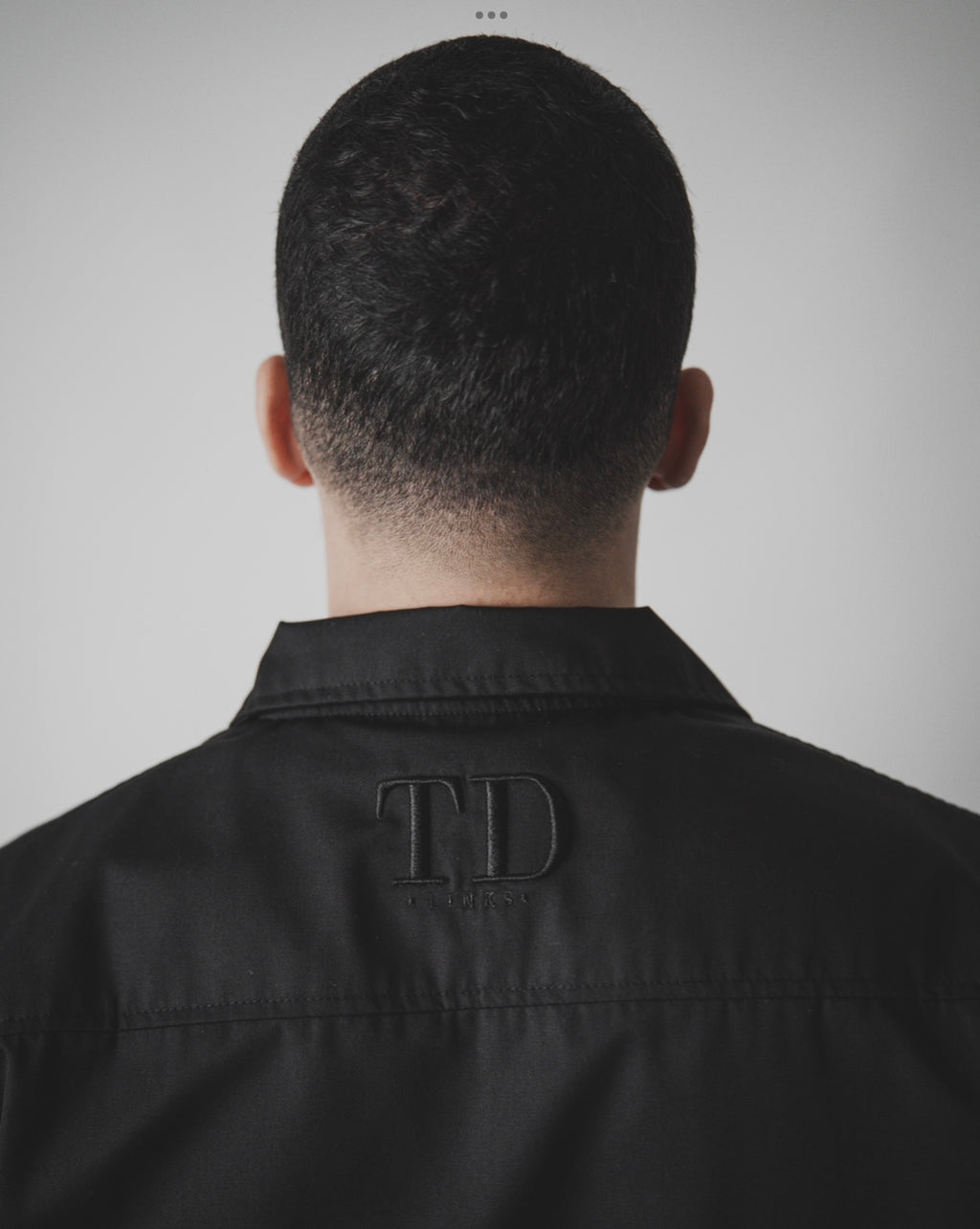 Boxy Overshirt- Black