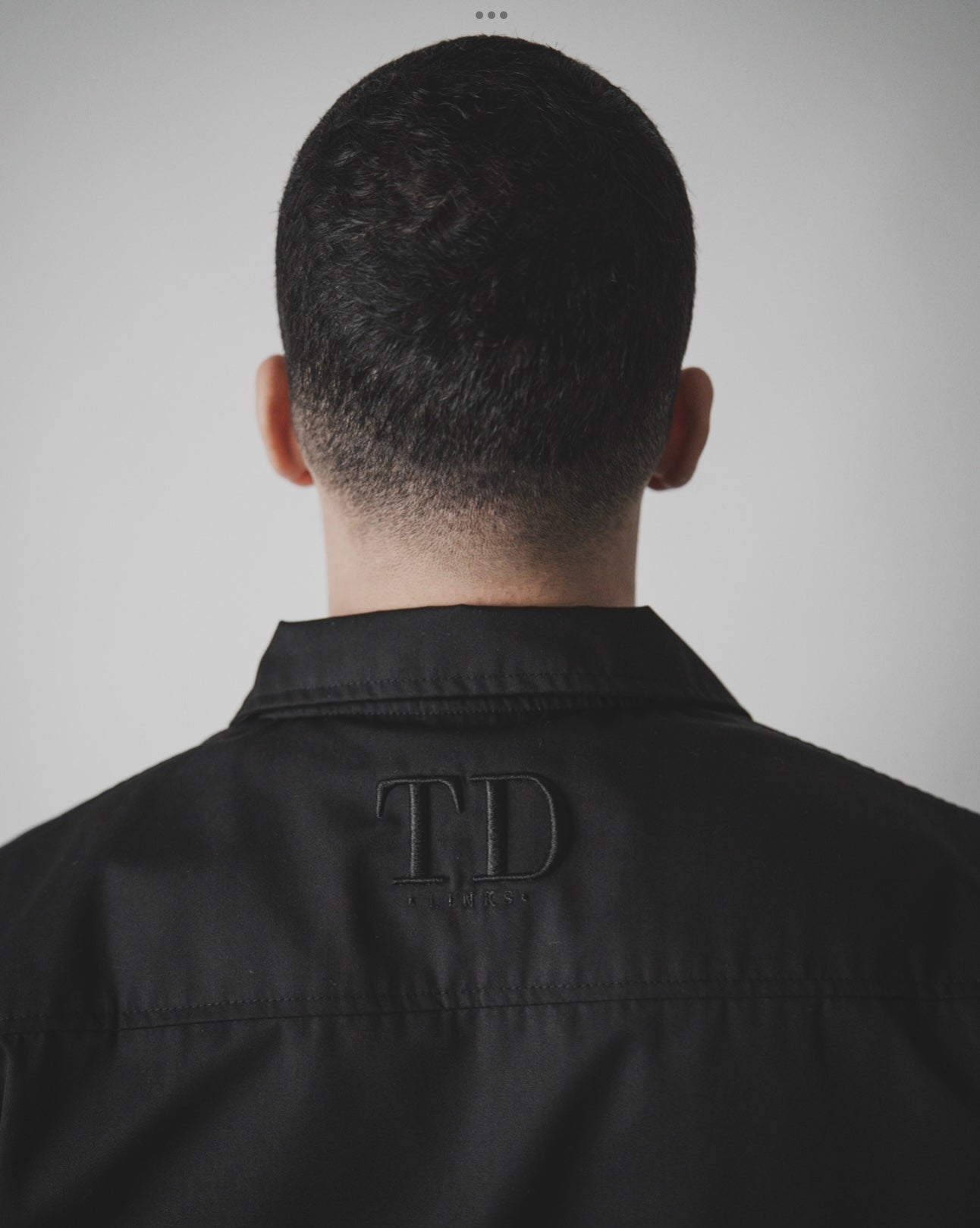 Boxy Overshirt- Black