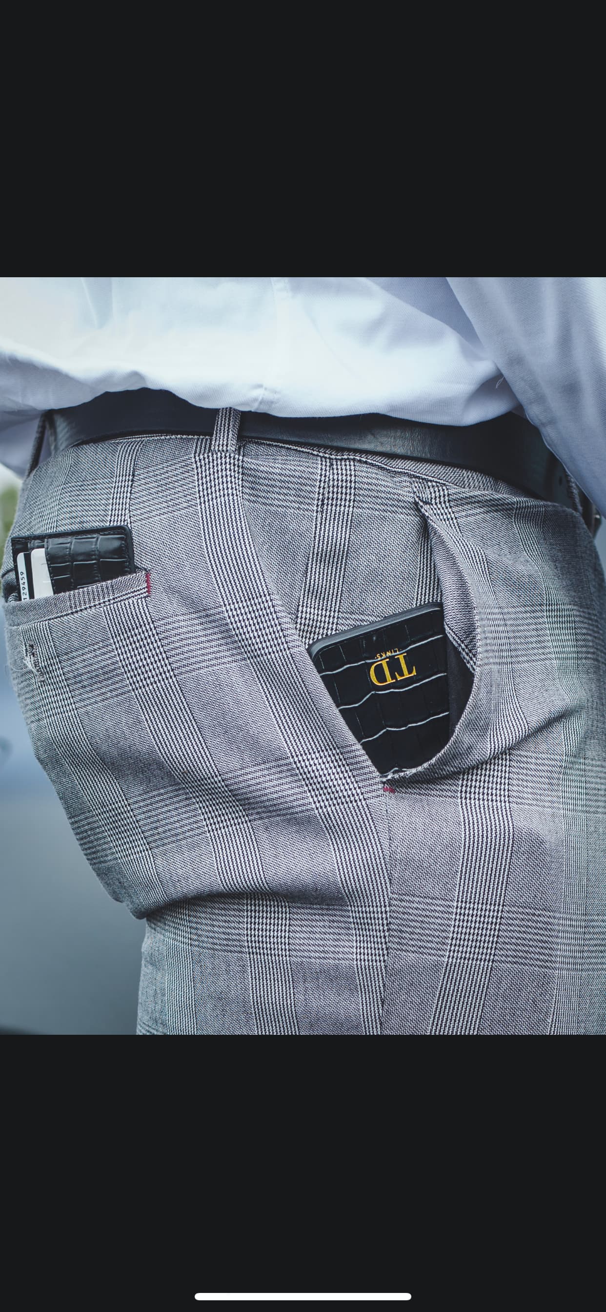 All Black Leather Belt