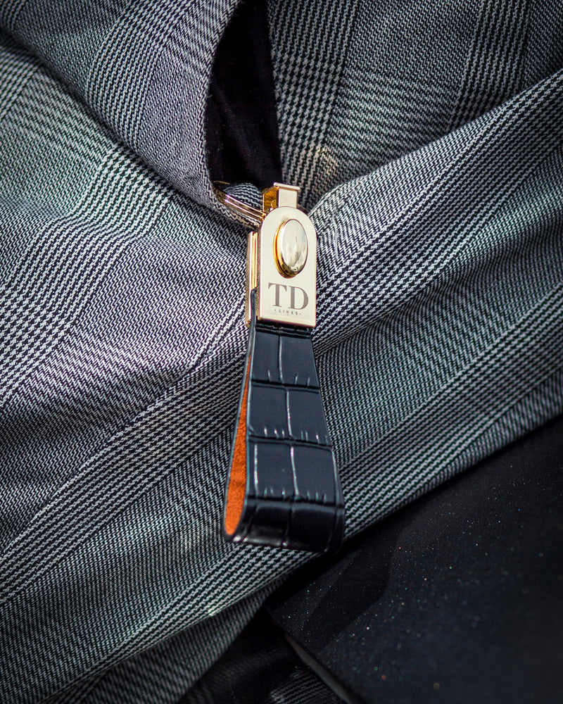 Black Croco Key holder