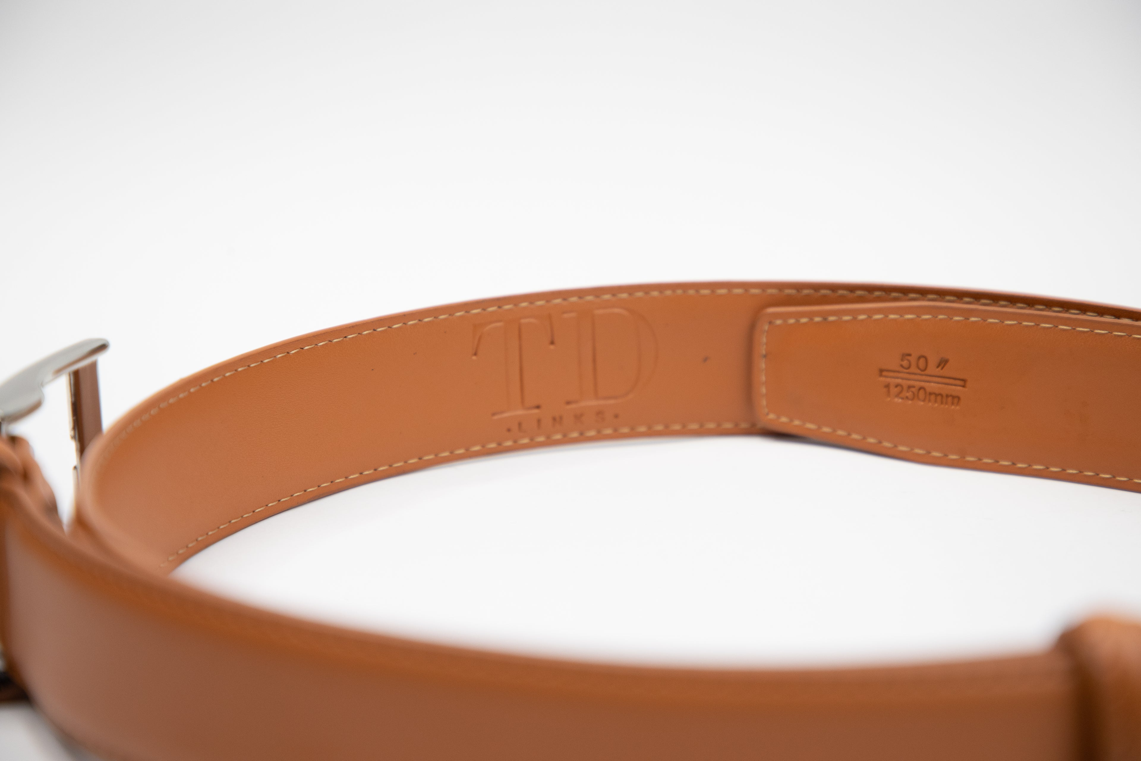 Tan Brown Leather Belt