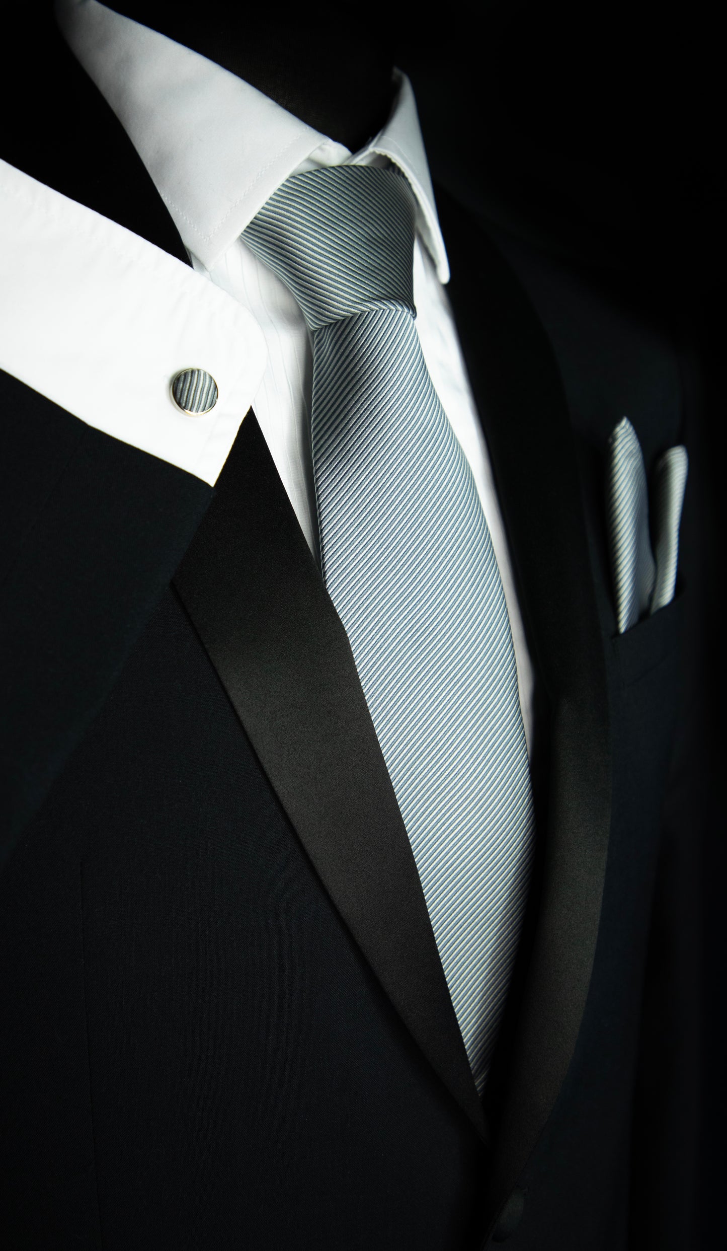 Cool Grey Tie Set