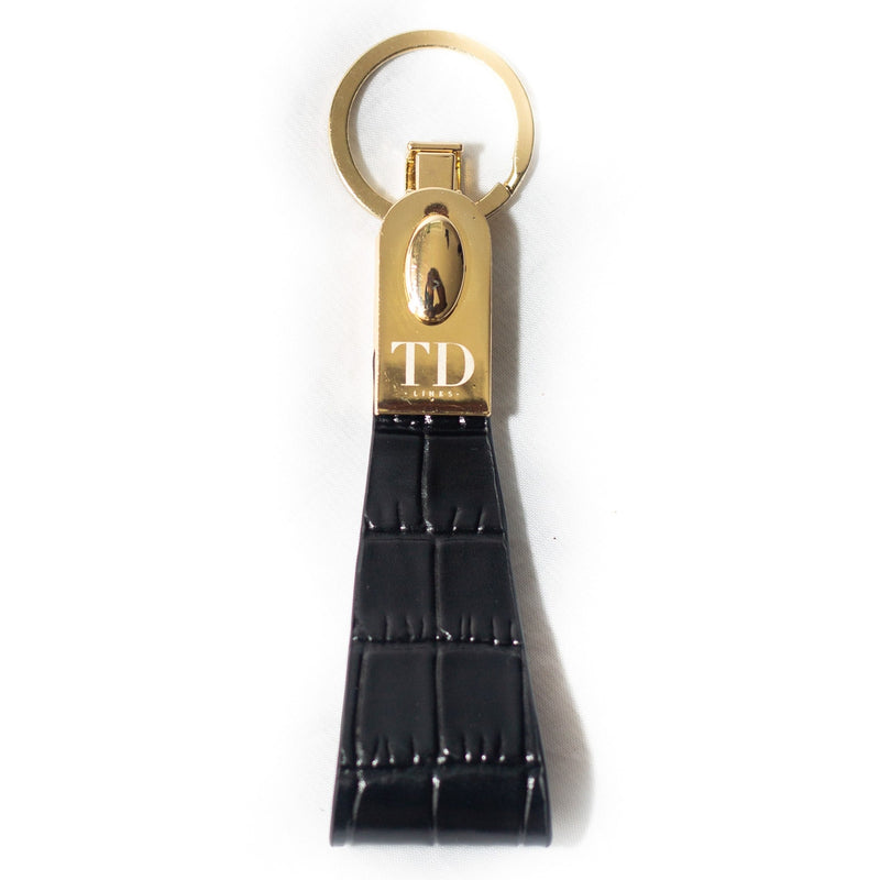 Black Croco Key holder